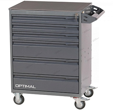 тележка инструментальная, 6 выдвижных ящиков optimal nt216