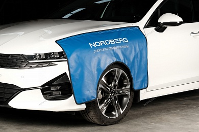 накидка nn1 на крыло 110х65 с магнитом и подкладкой, с лого nordberg