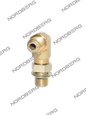 nordberg запчасть угловой фитинг для n4121a-4t