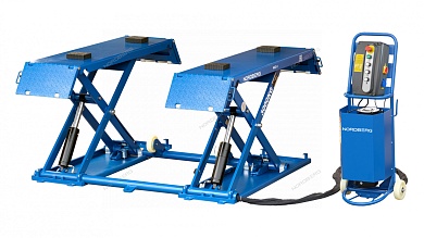 подъемник ножничный 3т, 380в, синий, (ст.арт. n632-3) nordberg n632-3b_380