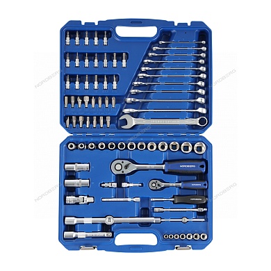 набор инструментов, 78 предметов nordberg 2496078c