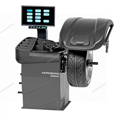 станок балансировочный автомат с дисплеем, серый nordberg 4523pa1(g)