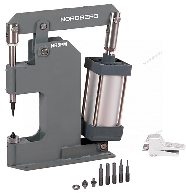 пневматический станок для заклепки грузовых тормозных колодок цилиндр 160 nordberg nr8pm