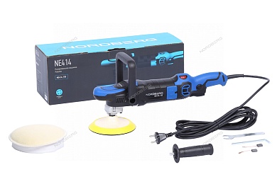 полировальная машинка, диск 150 мм, 450-1950 об/мин, 1200 вт nordberg ne414-150
