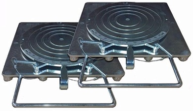 платформа 116 10 000 передняя поворотная для стендов 3d (комплект 2шт.)