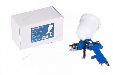 краскопульт hvlp с верхним бачком, сопло 1,4 мм nordberg np7314