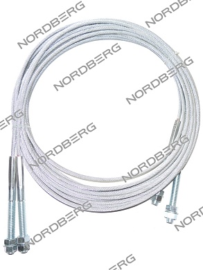 nordberg запчасть трос для n4125-4,5t