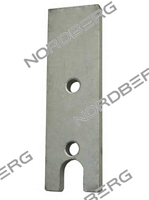 nordberg automotive запчасть шмс пластина 409 6000262  салазок 4639,5id, нижняя