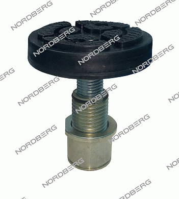 nordberg опция насадка резиновая с металлическим основанием на лапы для подъемника n4123a-4,5t