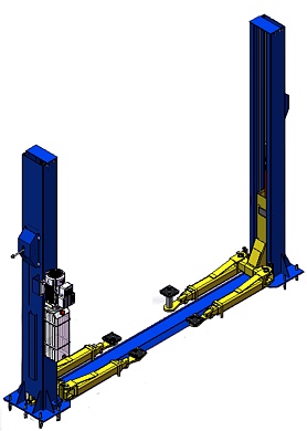 подъемник двухстоечный 4121s-3t light