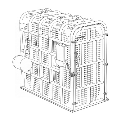 клеть для накачки грузовых колес и спецтехники nordberg 46tc16
