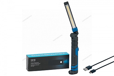 фонарь светодиодный, складной, аккумуляторный, 3,6 в nordberg 1919