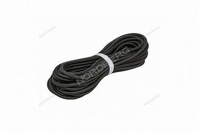 шланг топливный резиновый в оплетке 3мм, бухта 15м. nordberg h0307nbr-br_15