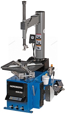 станок шиномонтажный 220v п/автомат, односкоростн, стол с накладками, синий nordberg 4639,5id(b) 220