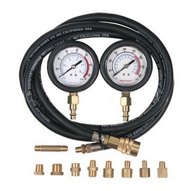 манометр для измерения давления масла, два манометра, 0-7 и 0-20 бар мастак 120-20028