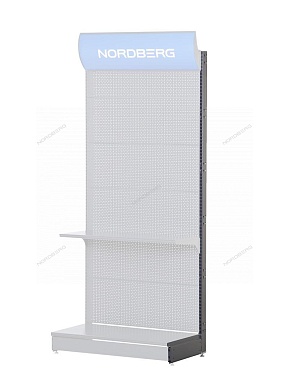стойка замыкающая, 2250х500 мм nordberg nshelv-25-cp