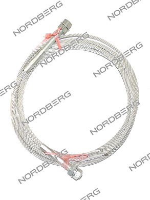 nordberg запчасть трос для подъемника n4124-4t