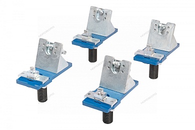 зажимы без основания для bmw (комплект 4 шт.) nordberg bas-bmw-clamp