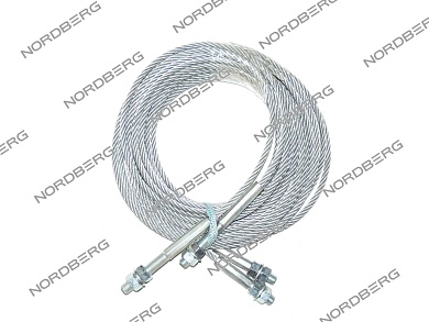 nordberg запчасть тросы комплект для подъемника n4124-4t