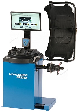 станок балансировочный автомат с дисплеем nordberg 4523pa