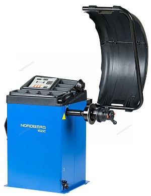 станок балансировочный с ручным вводом параметров, синий nordberg 4523c