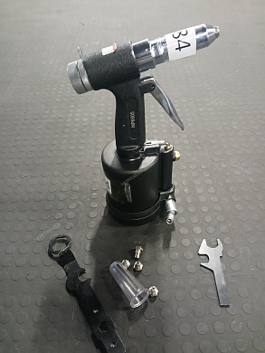 заклепочник пневматический для вытяжных заклепок 2,4 - 6,4 мм rm 784