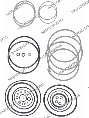 ремкомплект для пресса n36100a nordberg 000000481