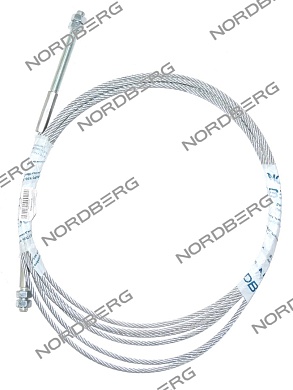 nordberg запчасть трос для n4121a-4t