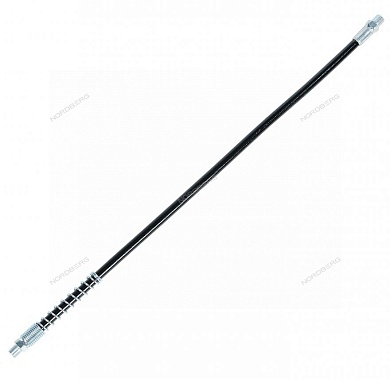 nordberg шланг no9318 усиленный с пружиной для плунжерного шприца, l=450 мм