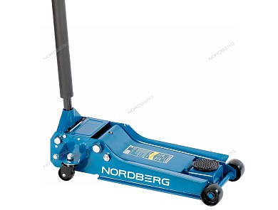 домкрат подкатной 3,5 т, низкий подхват nordberg n3204
