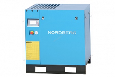 компрессор винтовой, 7,5 квт, 10 бар, 900 л/мин, ip55, без ресивера nordberg ncc10