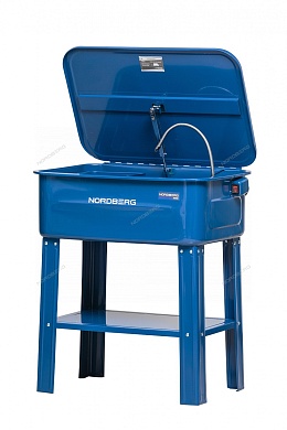 установка для мойки деталей с электрическим насосом, объем 75 л nordberg nw90