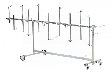 стенд для окраски деталей, вращающийся, усиленный nordberg s2p