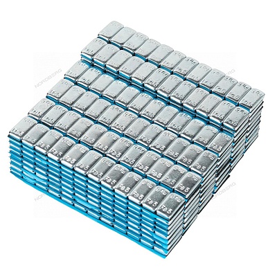 грузики самоклеящиеся (12х5 г) fe закругленные l=14 см, 50 лент nordberg w5fr3