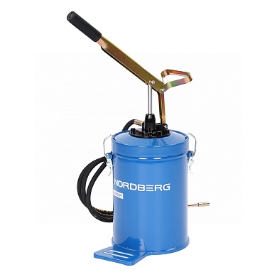 установка для раздачи густой смазки ручная, 8 л nordberg n5009