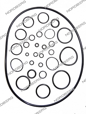 ремкомплект (прокладки) x006632 для nordberg 2380 new