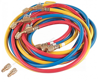 шланг заправочный для фреона 3,0 м (в компл. 3 шт)