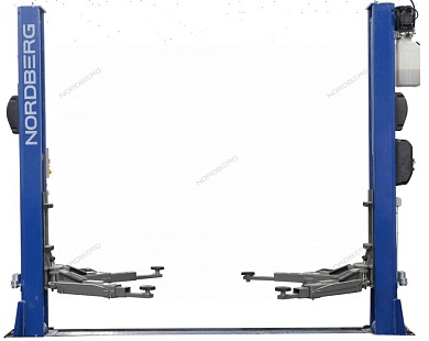 подъемник двухстоечный 4,5 т, 380 в, синий nordberg n4125-4,5b