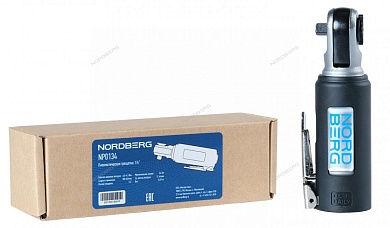 nordberg пневмотрещотка 1/4" np0134 укороченная