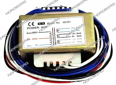 трансформатор контрольный 80вт для nordberg ws 000002552