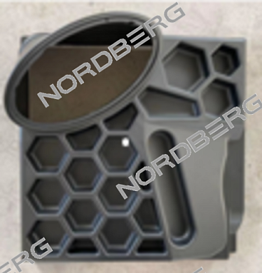 крышка балансировочного станка пластиковая для 4523n, 4523n1 nordberg 4523n#wei-cov