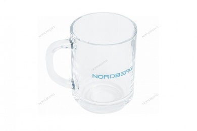 кружка стеклянная прозрачная nordberg
