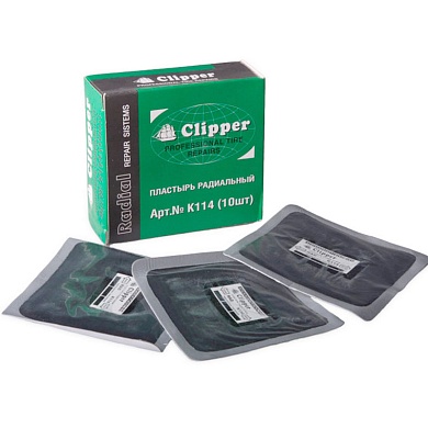 CLIPPER Заплаты кордовые для боковых порезов, набор 10 шт.