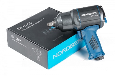 пневмогайковерт ударный 1/2", 1300нм, переключение одной рукой nordberg np14102