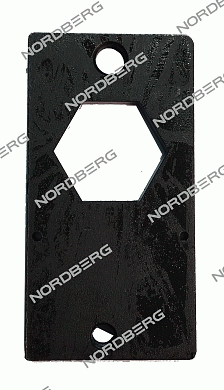 пластина фиксатор шестигранника  nordberg c-54-1300001