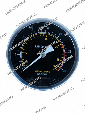 манометр осевой глицеринонаполненный для пресса n3620, n3620f