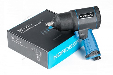 пневмогайковерт ударный 1/2", 745нм nordberg np14074