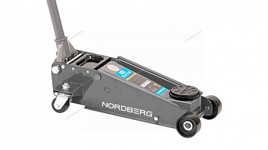 домкрат подкатной 3 т с резиновой насадкой, быстрый подъем nordberg n32030 g