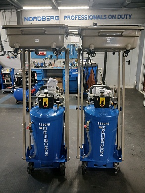 установка для сбора масла пневматическая, 80 л, синяя rm