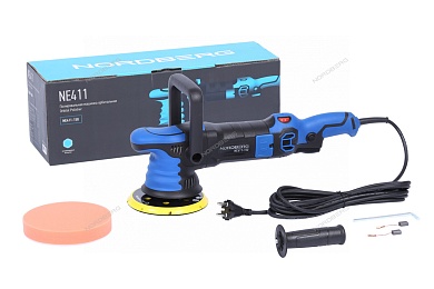 полировальная машинка орбитальная, диск 150 мм, 2000-4800 об/мин, ход эксц. 21 мм nordberg ne411-150